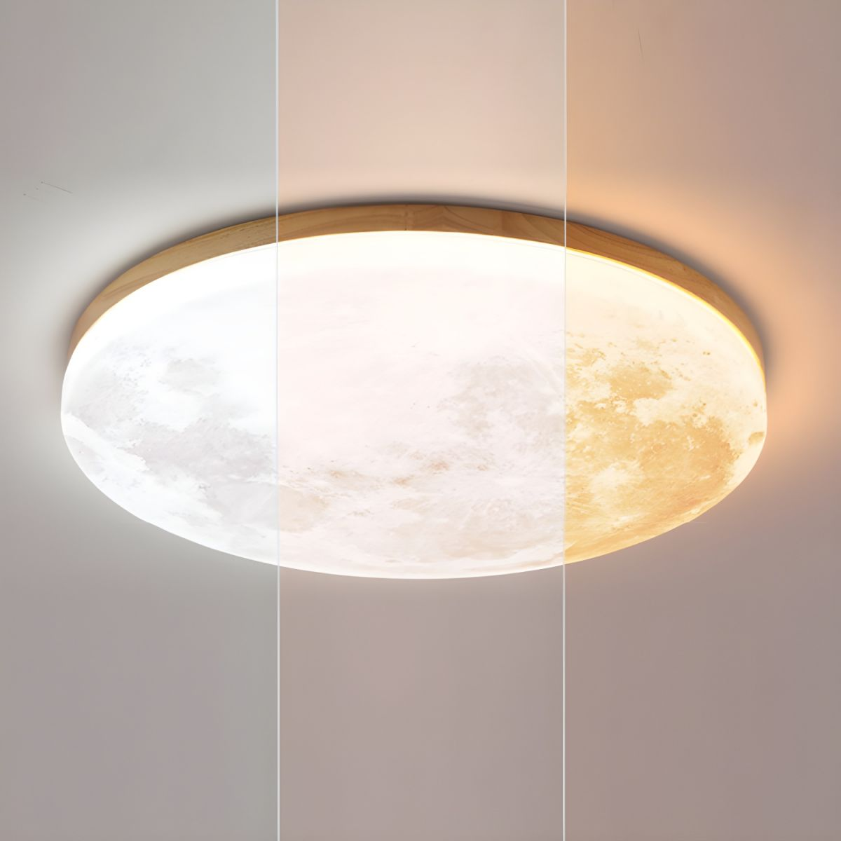 Moon Round | Minimalist round LED ceiling light | Karnz