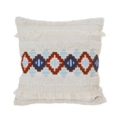Morocco Tufting Ivory Pillowcase | Kalsten