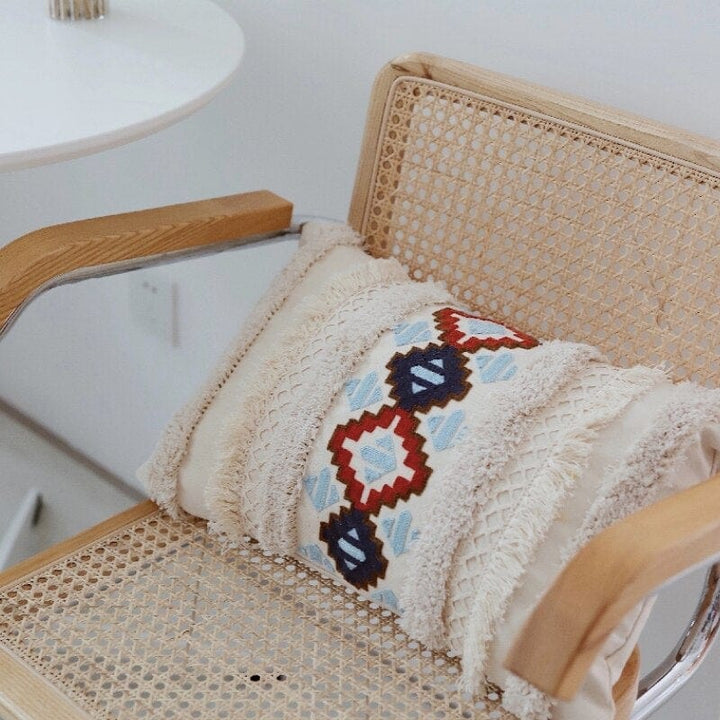 Morocco Tufting Ivory Pillowcase | Kalsten