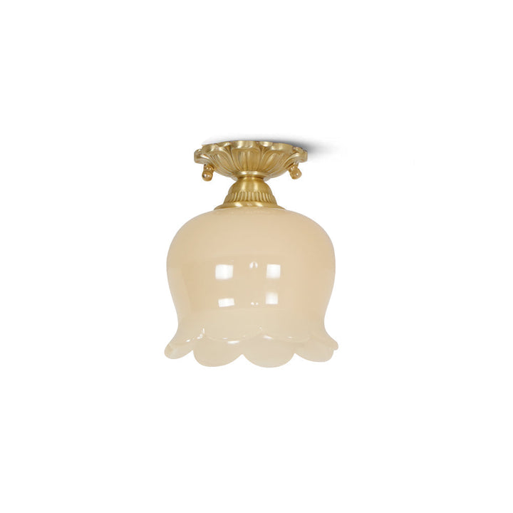 Ceiling Light Resin Brass 5.9 in Indoor Warm Lighting | Kalsten