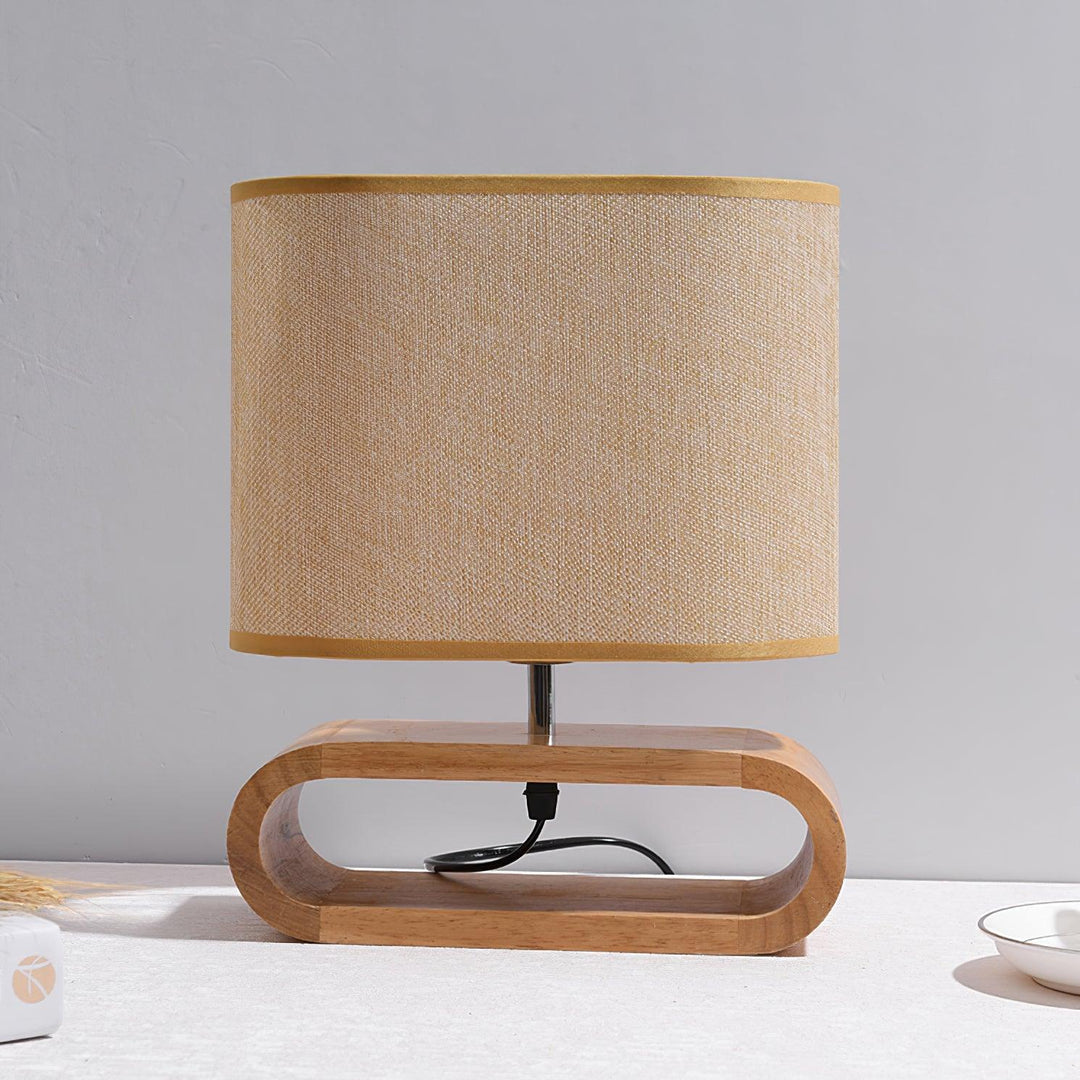 Moti Wood Side table lamp Table Lamp | Kalsten