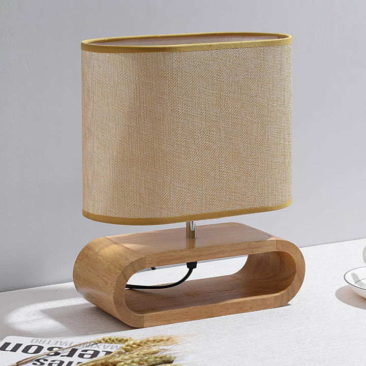 Moti Wood Side table lamp Table Lamp | Kalsten