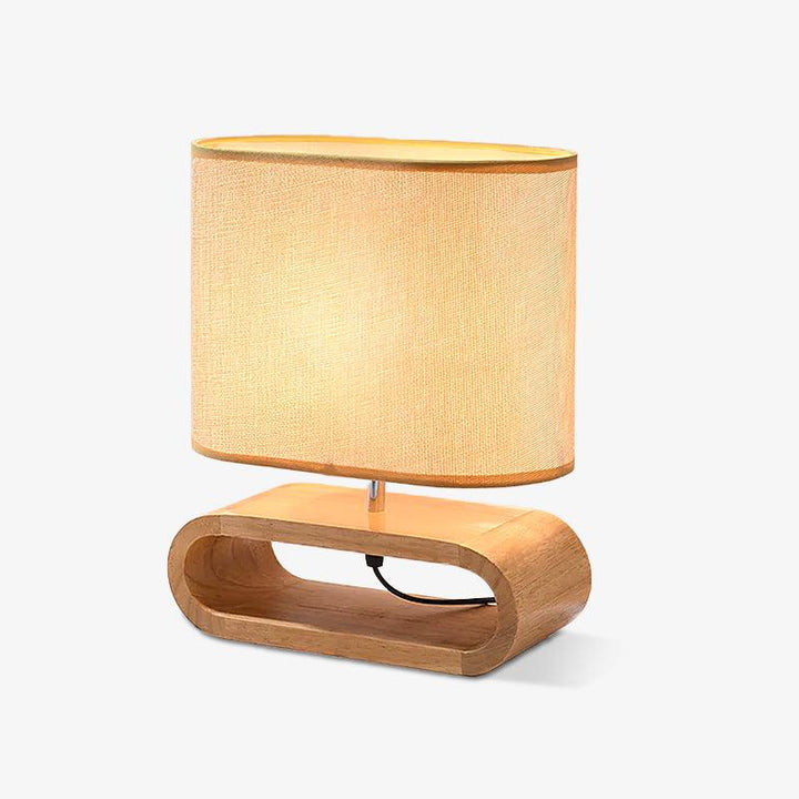 Moti Wood Side table lamp Table Lamp | Kalsten