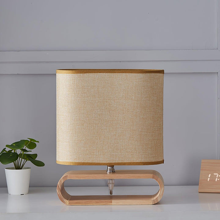 Moti Wood Side table lamp Table Lamp | Kalsten