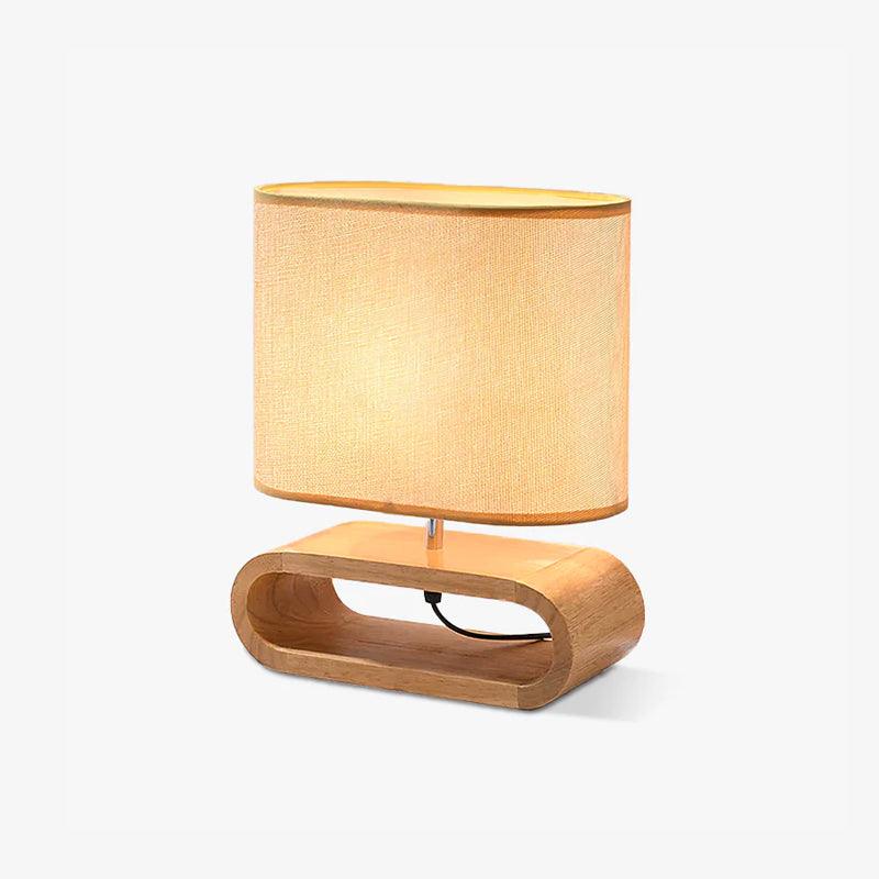 Moti Wood Side table lamp Table Lamp | Kalsten