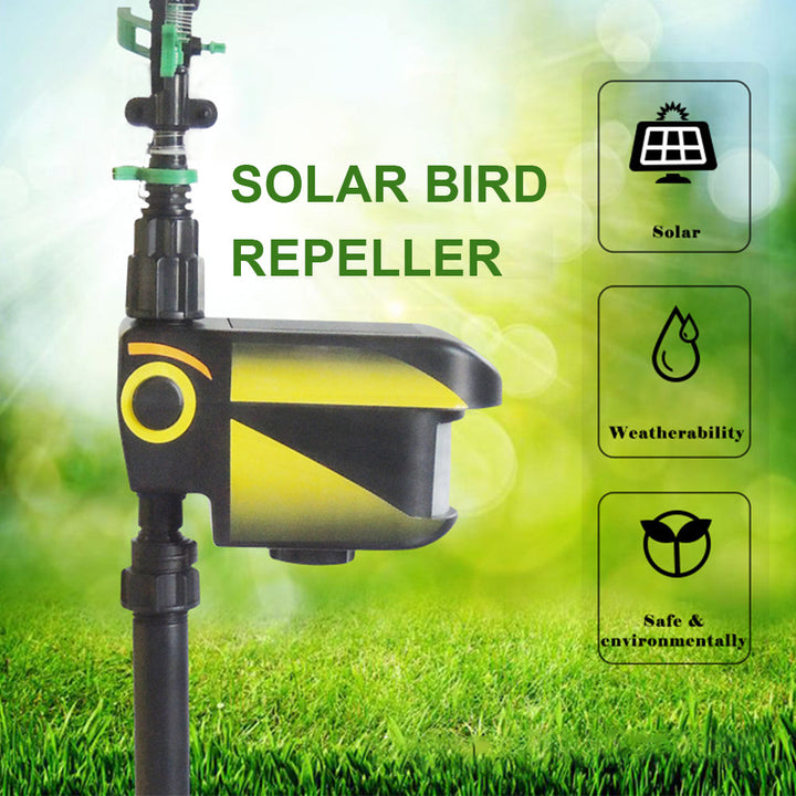 Kalsten | Motion Activated Deer Repellent Sprinkler - Solar Powered Animal Deterrent for Gardens & Lawns