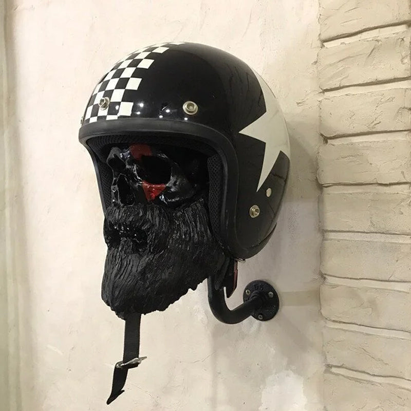 Skull Motorcycle Helmet Holder | Kalsten
