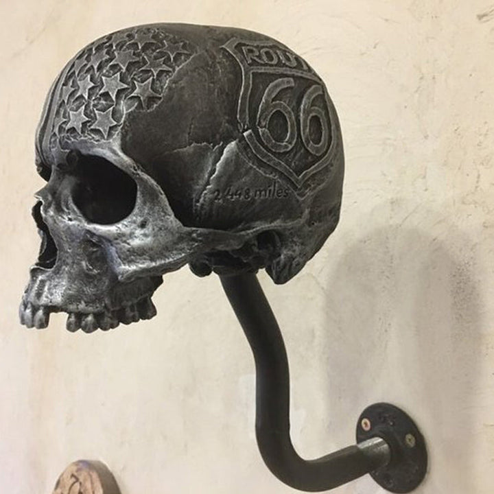 Skull Motorcycle Helmet Holder | Kalsten