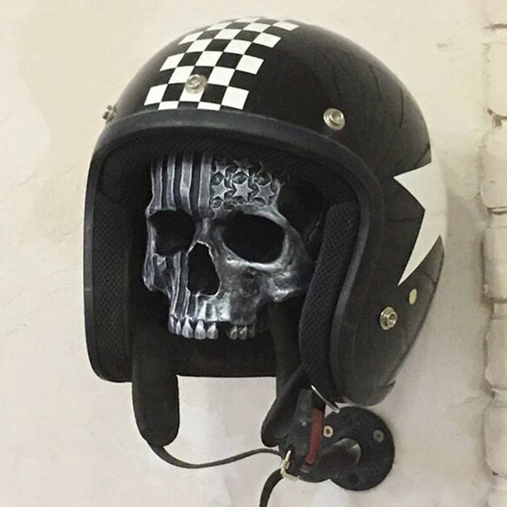 Skull Motorcycle Helmet Holder | Kalsten