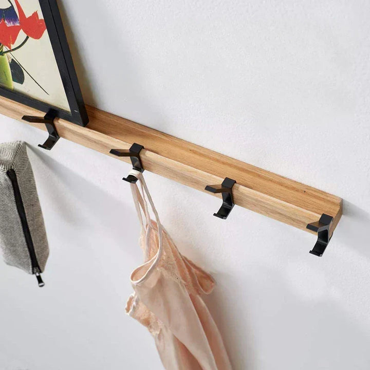 Kalsten | HaakFlex | Wall wardrobe with 5 Adjustable Double Hooks – Scandinavian Design