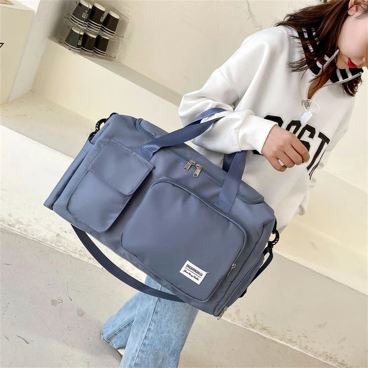 Kalsten | Traventix Travel Bag with Multiple Compartments | Waterproof & Lightweight | Sports, Fitness & Weekend Bag for Men & Women