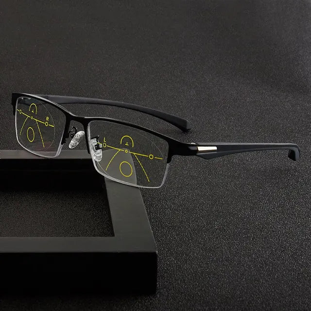 Multifocal progressive reading glasses with Anti-Blue Light | Kalsten