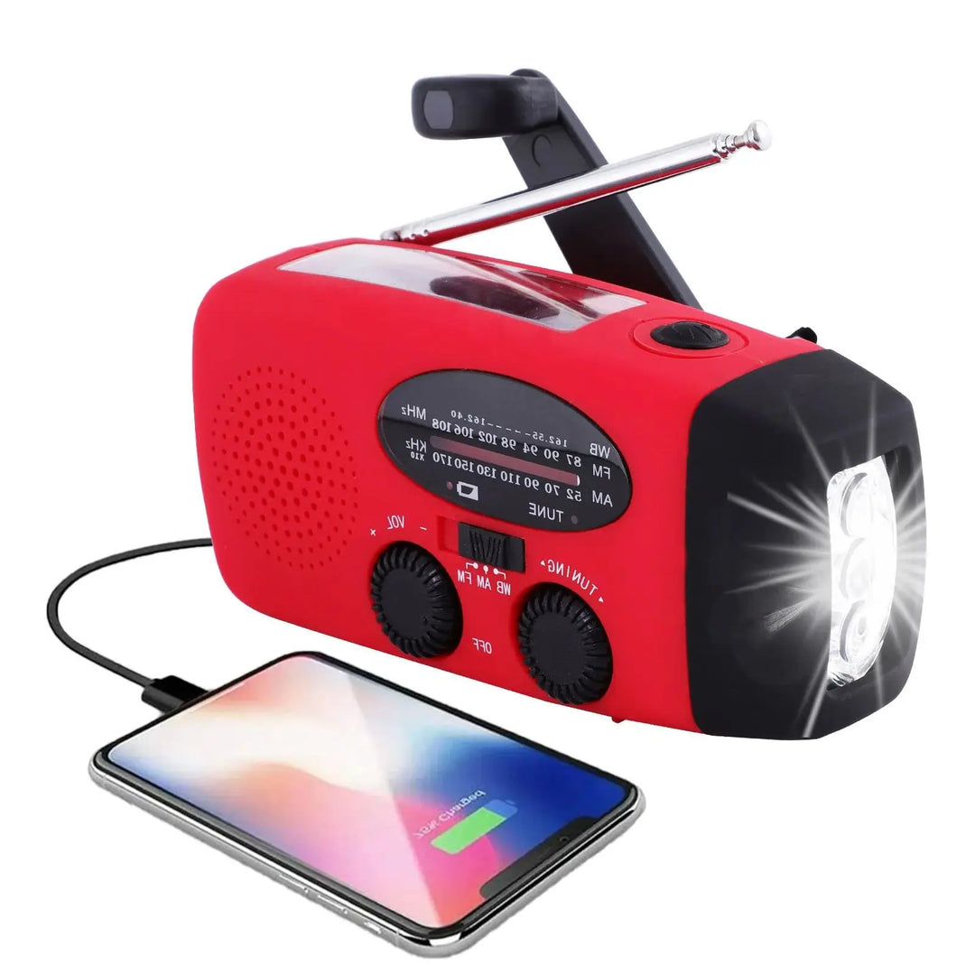 NoodRadio PowerSafe Mini – Compact emergency radio with flashlight and power bank | Kalsten