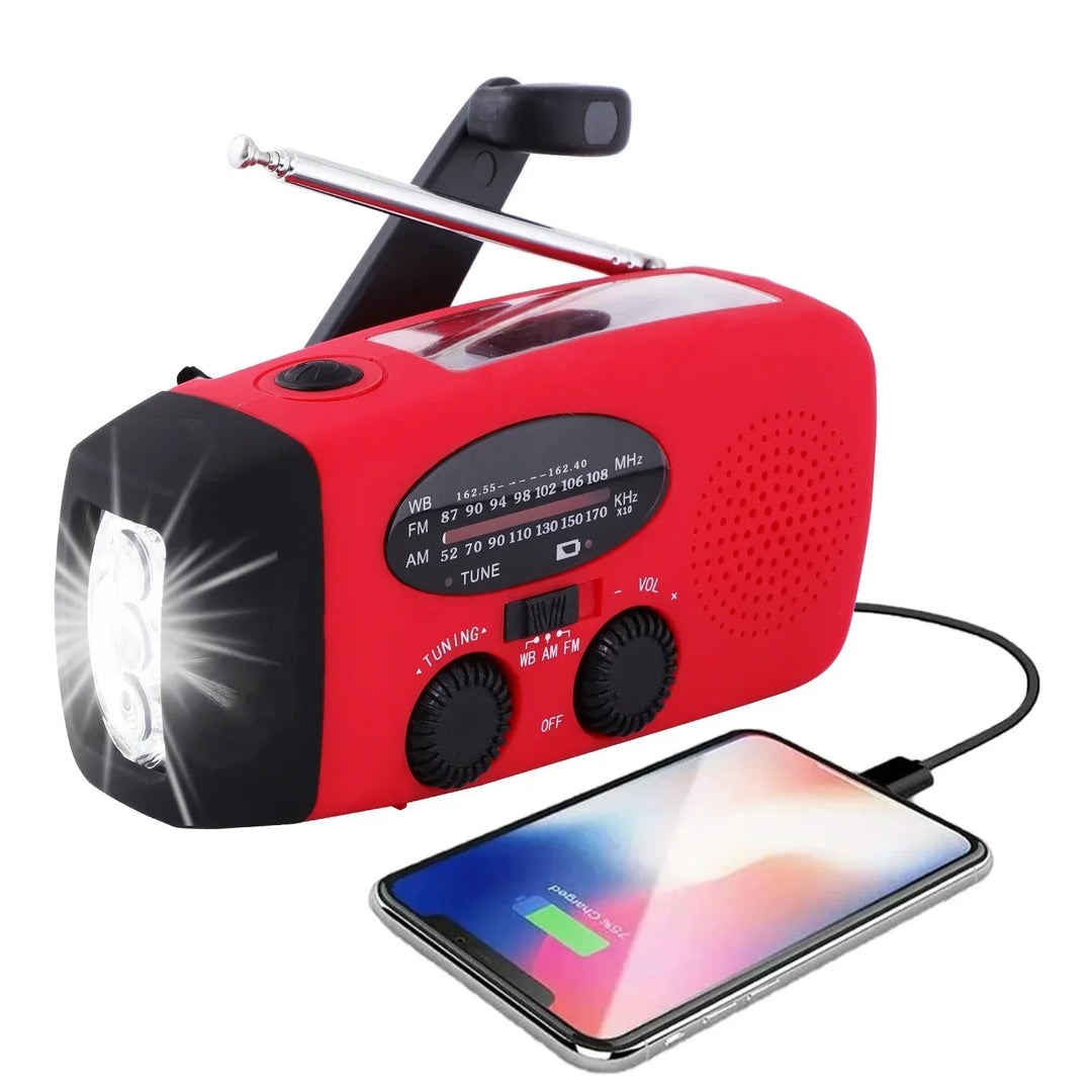 NoodRadio PowerSafe Mini – Compact emergency radio with flashlight and power bank | Kalsten