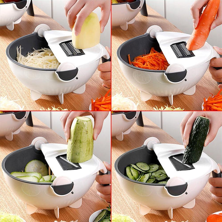 Cut N' Drain Veggie Slicing Bowl | Kalsten