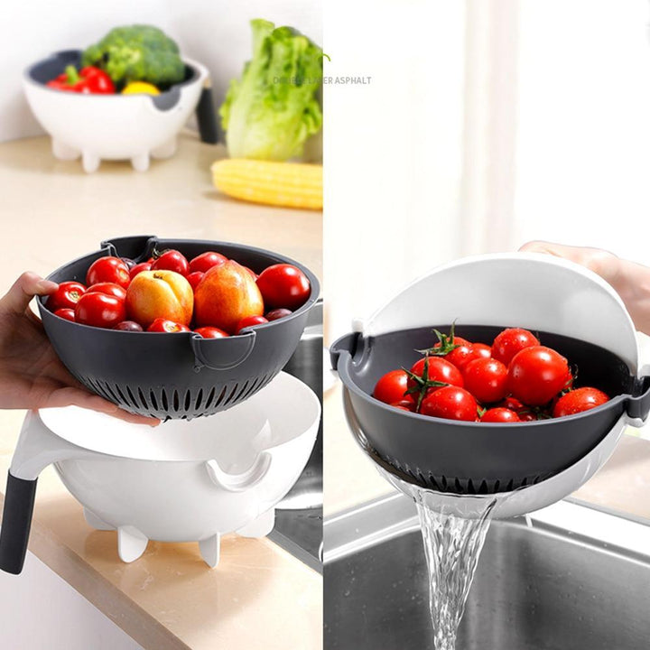 Cut N' Drain Veggie Slicing Bowl | Kalsten