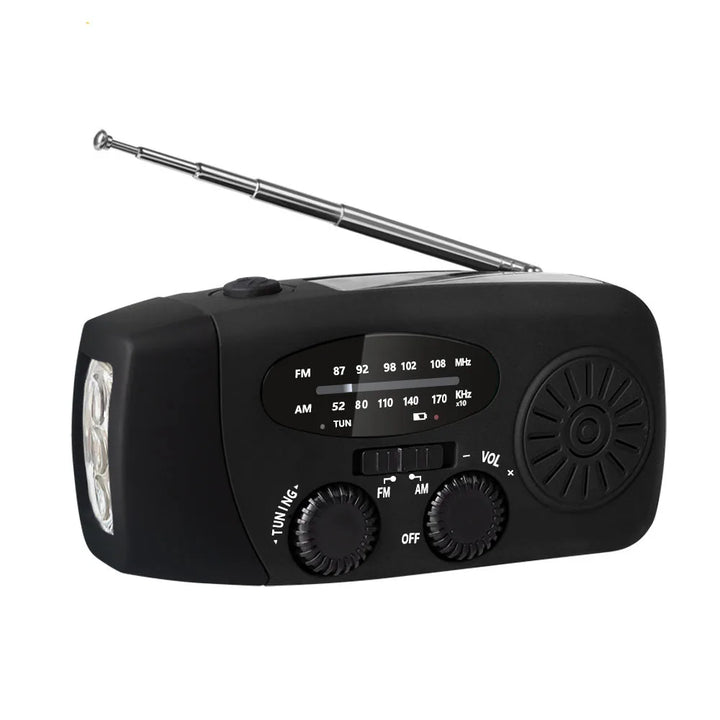 Buy Multifunctional Emergency Radio – Charging Function with LED Flashlight and Hand Generator for Mobile Phones – Best Emergency Radio | Kalsten