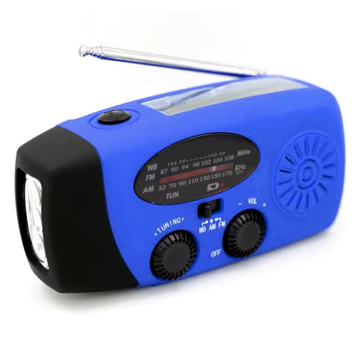 Buy Multifunctional Emergency Radio – Charging Function with LED Flashlight and Hand Generator for Mobile Phones – Best Emergency Radio | Kalsten