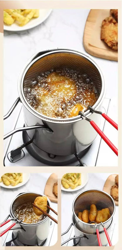Skanto | Skanto Smokeless Stainless Steel Fryer for Low-Fat & Versatile Cooking
