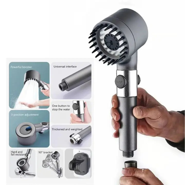 Kalsten | Multifunctional High Pressure Showerhead Set