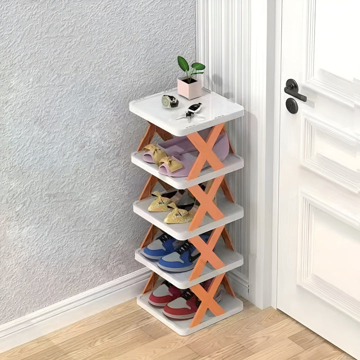 Kalsten | FlexiStack Shoe Rack – Foldable Multiple Shoe Organizer for Small Spaces