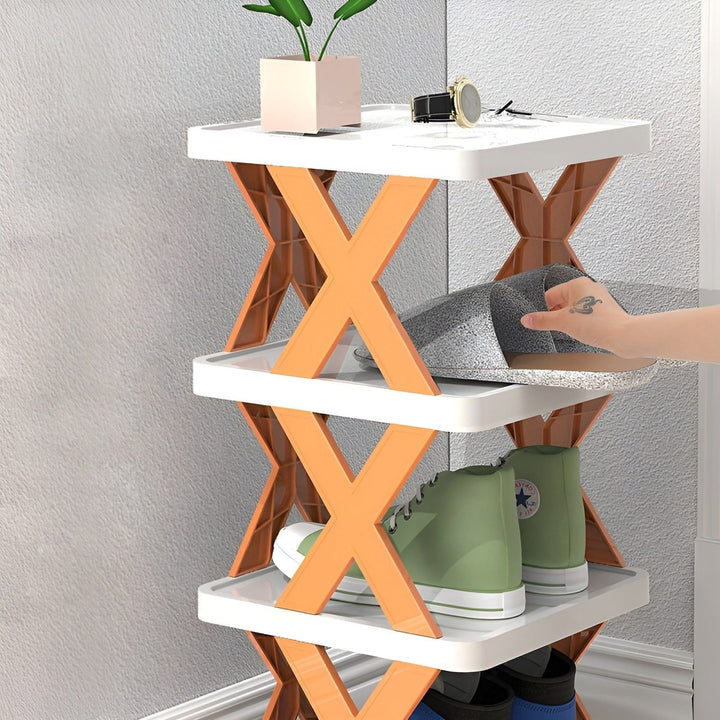 Kalsten | FlexiStack Shoe Rack – Foldable Multiple Shoe Organizer for Small Spaces
