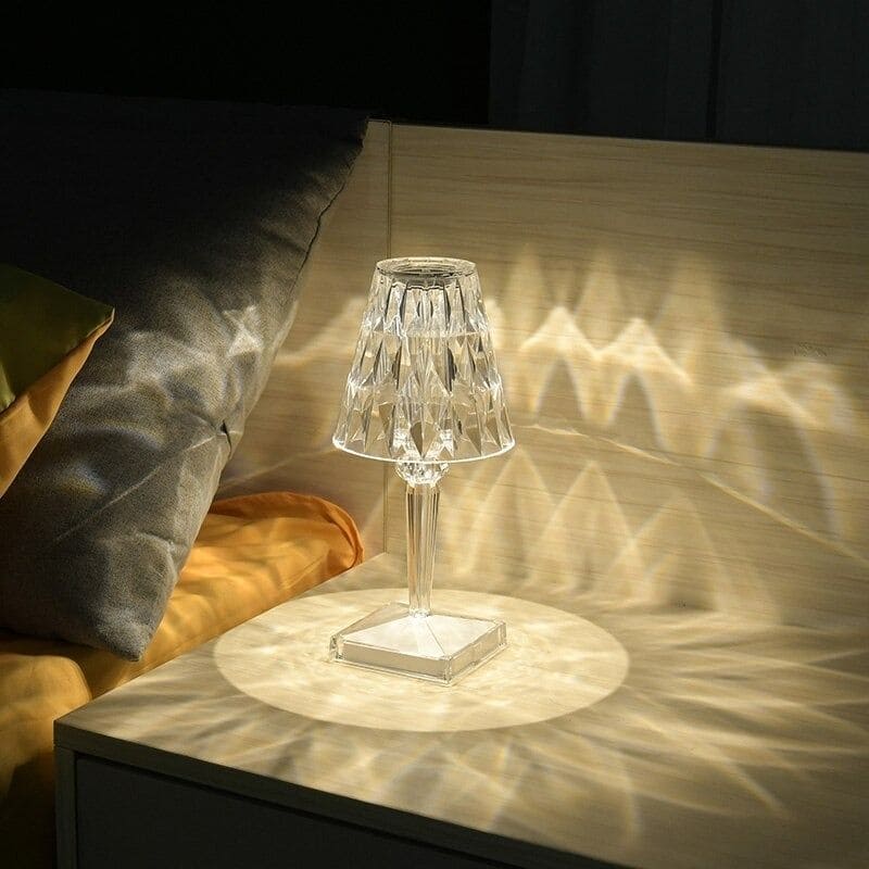 Elegant Crystal Table Lamp for Living Room Kalsten