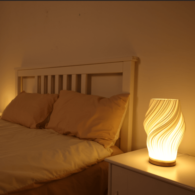 Designer LED table lamp with soft light for cozy interiors | Kalsten
