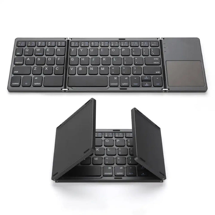 Foldable Bluetooth Keyboard with Touchpad