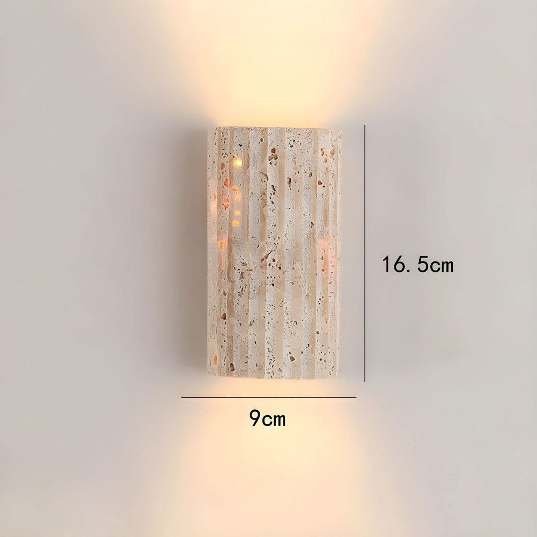 Kalsten | Natural Stone LED Wall Sconce Light