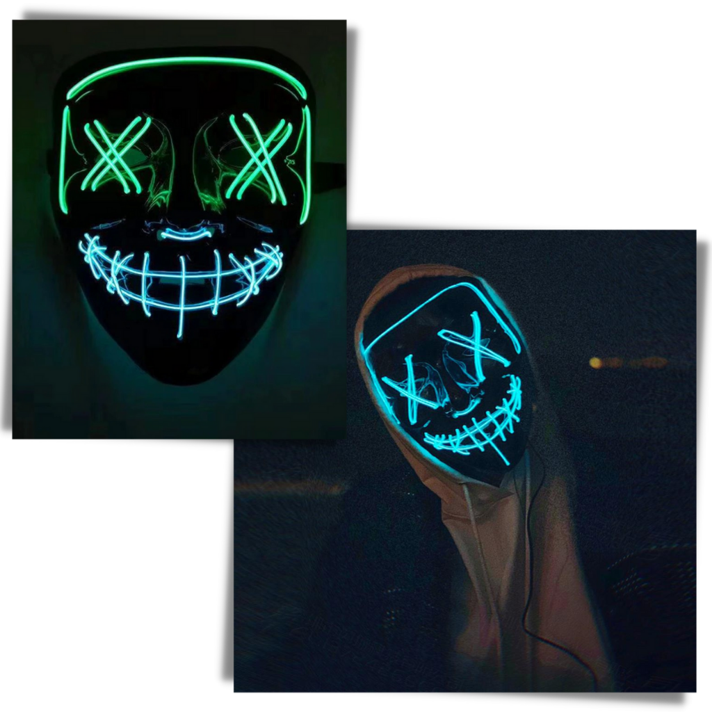 Neon LED Mask