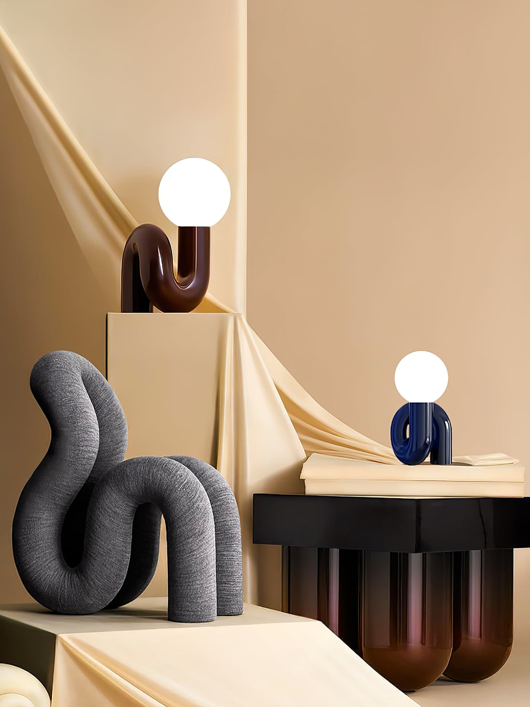 Playful N Shape Reading light Table Lamp | Kalsten