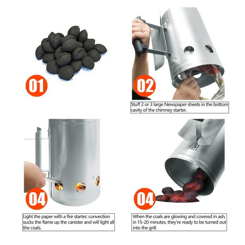 Fire Starter Charcoal Igniter Bucket | Kalsten