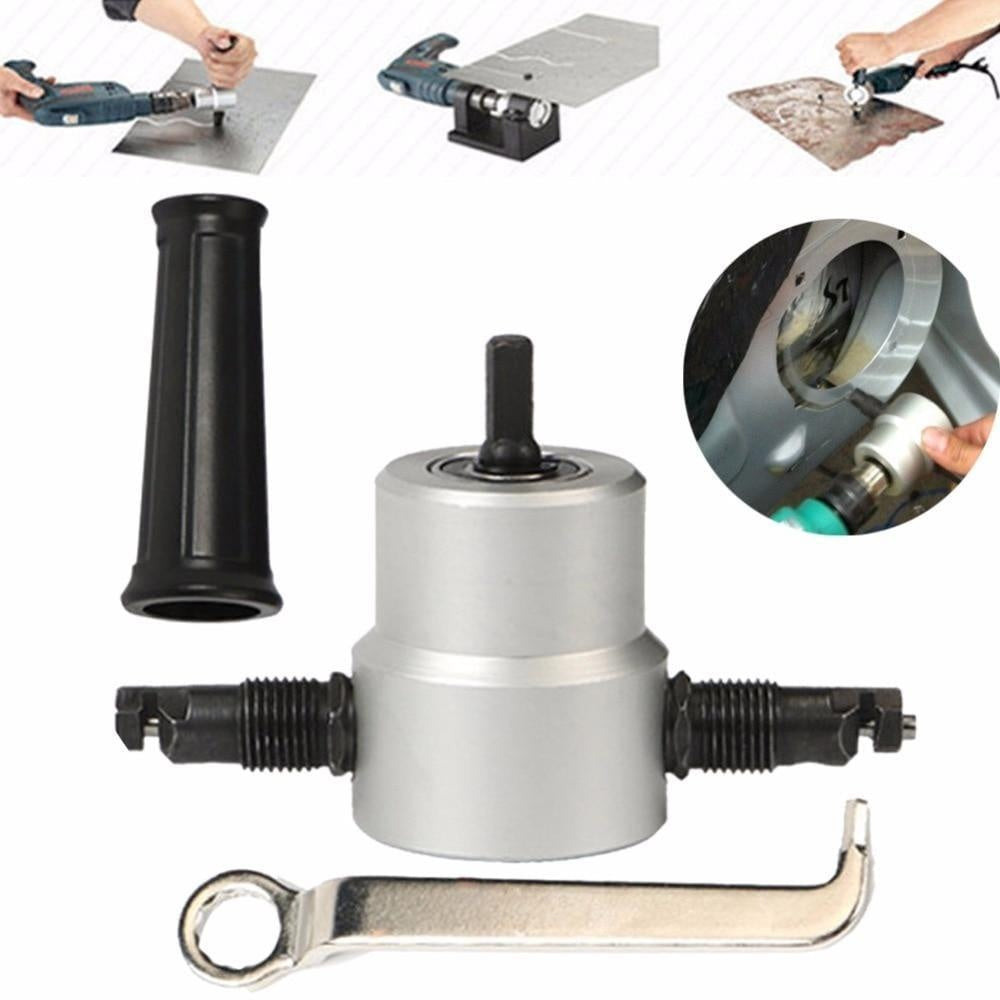 Double Head Sheet Metal Nibbler Drill Attachment | Kalsten