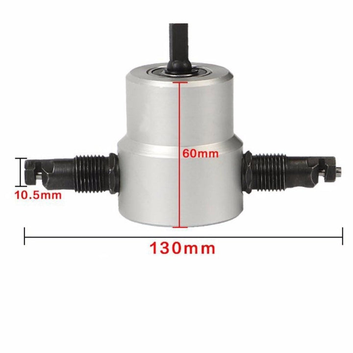 Double Head Sheet Metal Nibbler Drill Attachment | Kalsten