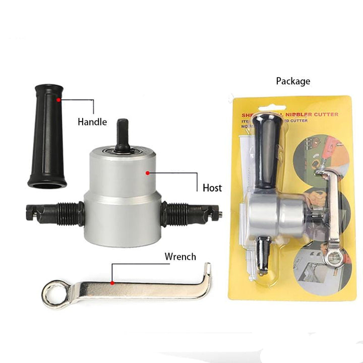 Double Head Sheet Metal Nibbler Drill Attachment | Kalsten