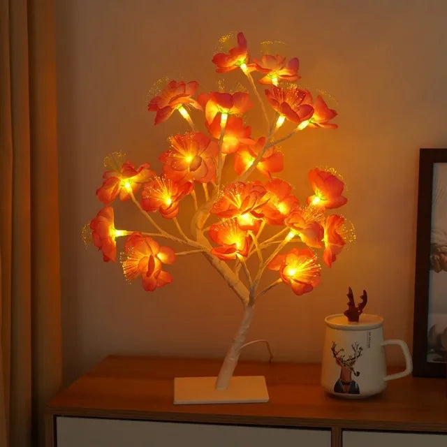 LED Tree Table Lamp – Romantic Decorative Light, Warm Light, Perfect for Living Room and Bedroom | Kalsten