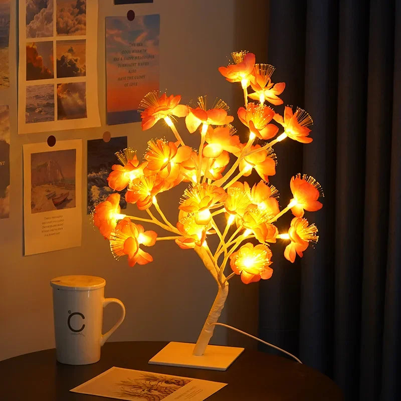 LED Tree Table Lamp – Romantic Decorative Light, Warm Light, Perfect for Living Room and Bedroom | Kalsten