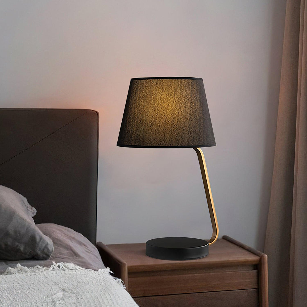 Noir Arc Table Lamp 10.6' | Kalsten