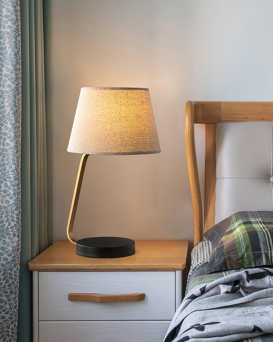 Noir Arc Table Lamp 10.6' | Kalsten