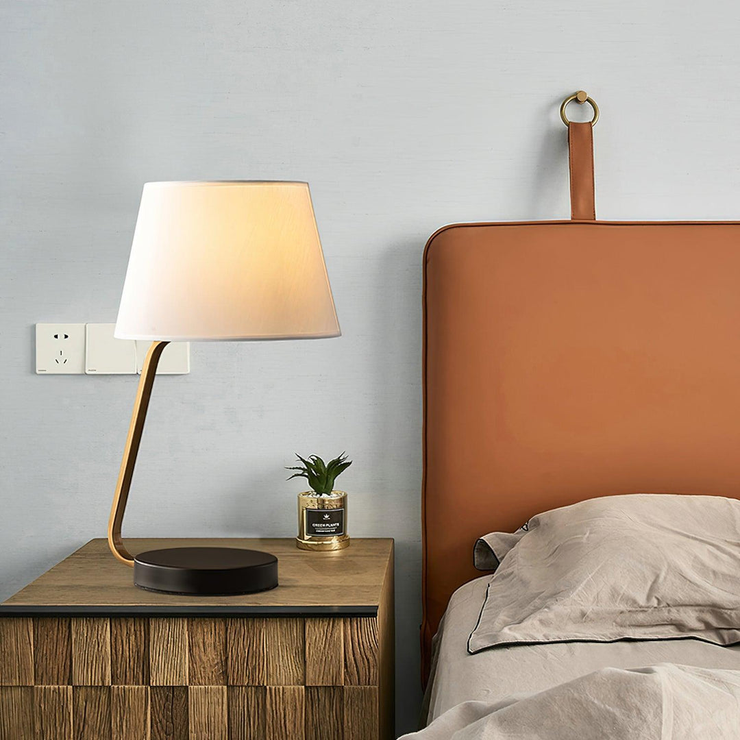Noir Arc Table Lamp 10.6' | Kalsten