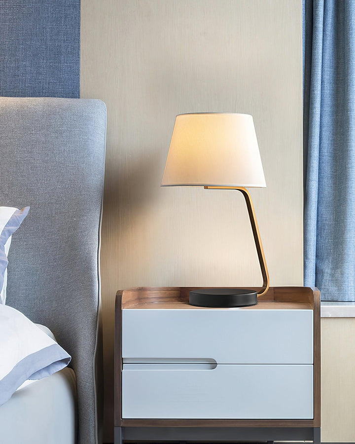 Noir Arc Table Lamp 10.6' | Kalsten