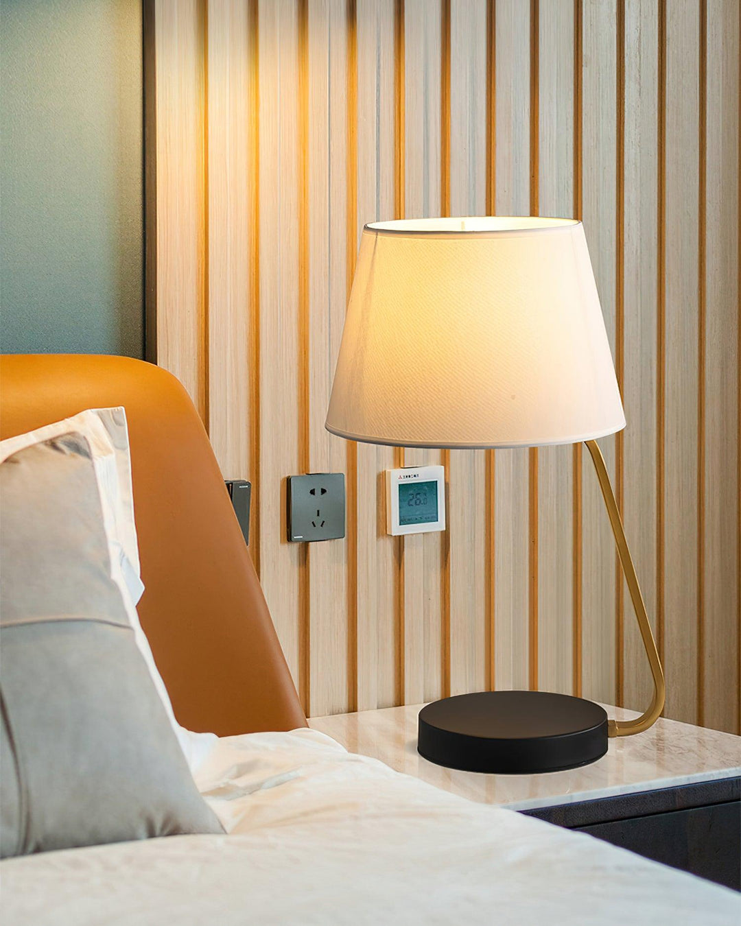 Noir Arc Table Lamp 10.6' | Kalsten