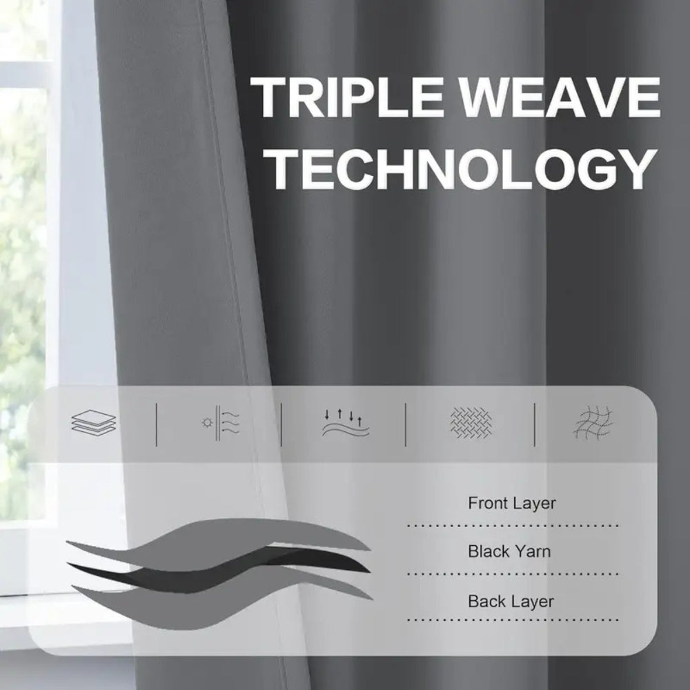 Kalsten | Noiréa Thermal Blackout Curtains