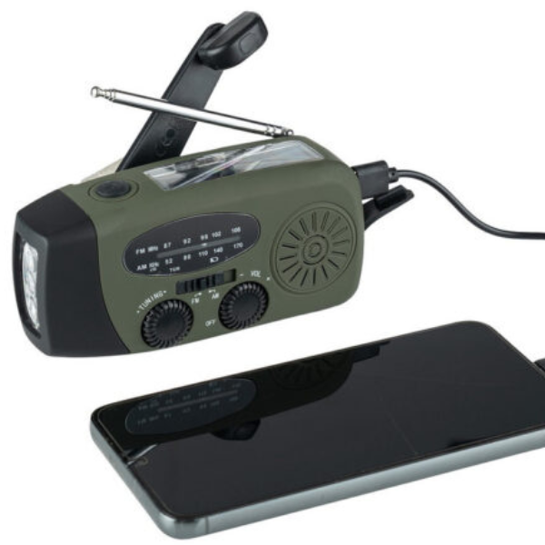 NoodRadio PowerSafe Mini – Compact emergency radio with flashlight and power bank | Kalsten