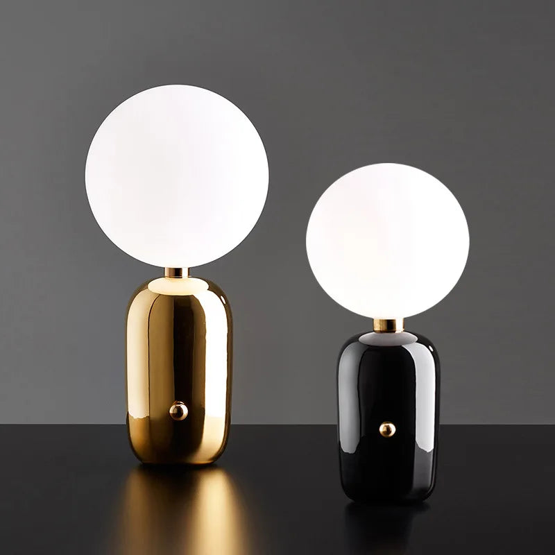 Scandinavian Luxury Table Lamp: WinterGlo Lighting with Style Kalsten