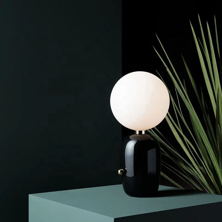 Scandinavian Luxury Table Lamp: WinterGlo Lighting with Style Kalsten