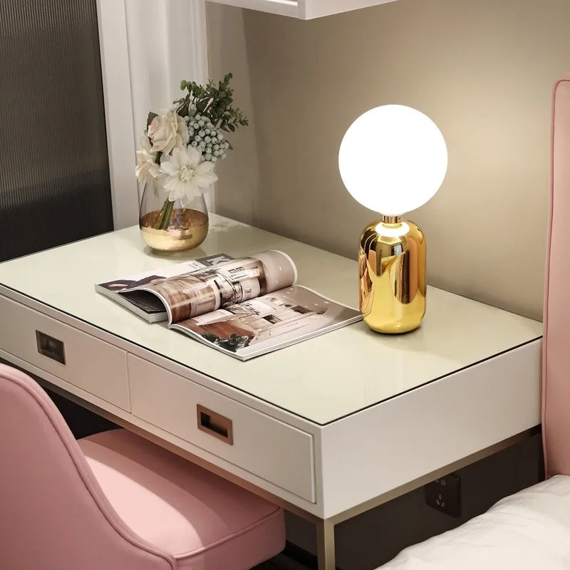 Scandinavian Luxury Table Lamp: WinterGlo Lighting with Style Kalsten