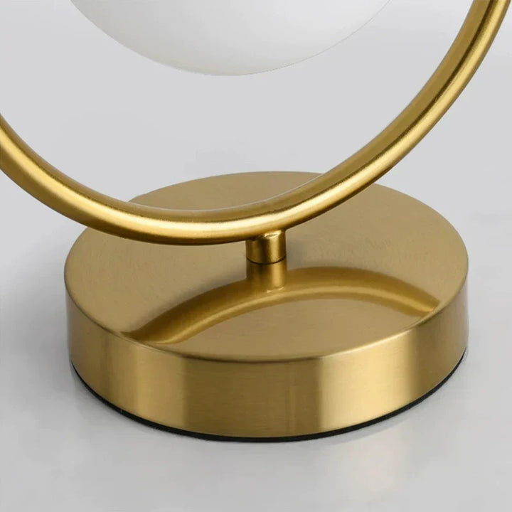 Nordic LED table lamp with glass sphere – Minimalist design for living room and bedroom | Kalsten