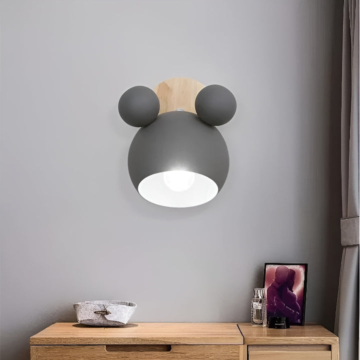 Wall light in Mickey design – Decorative and Modern | Perfect for children's room & living room | Kalsten